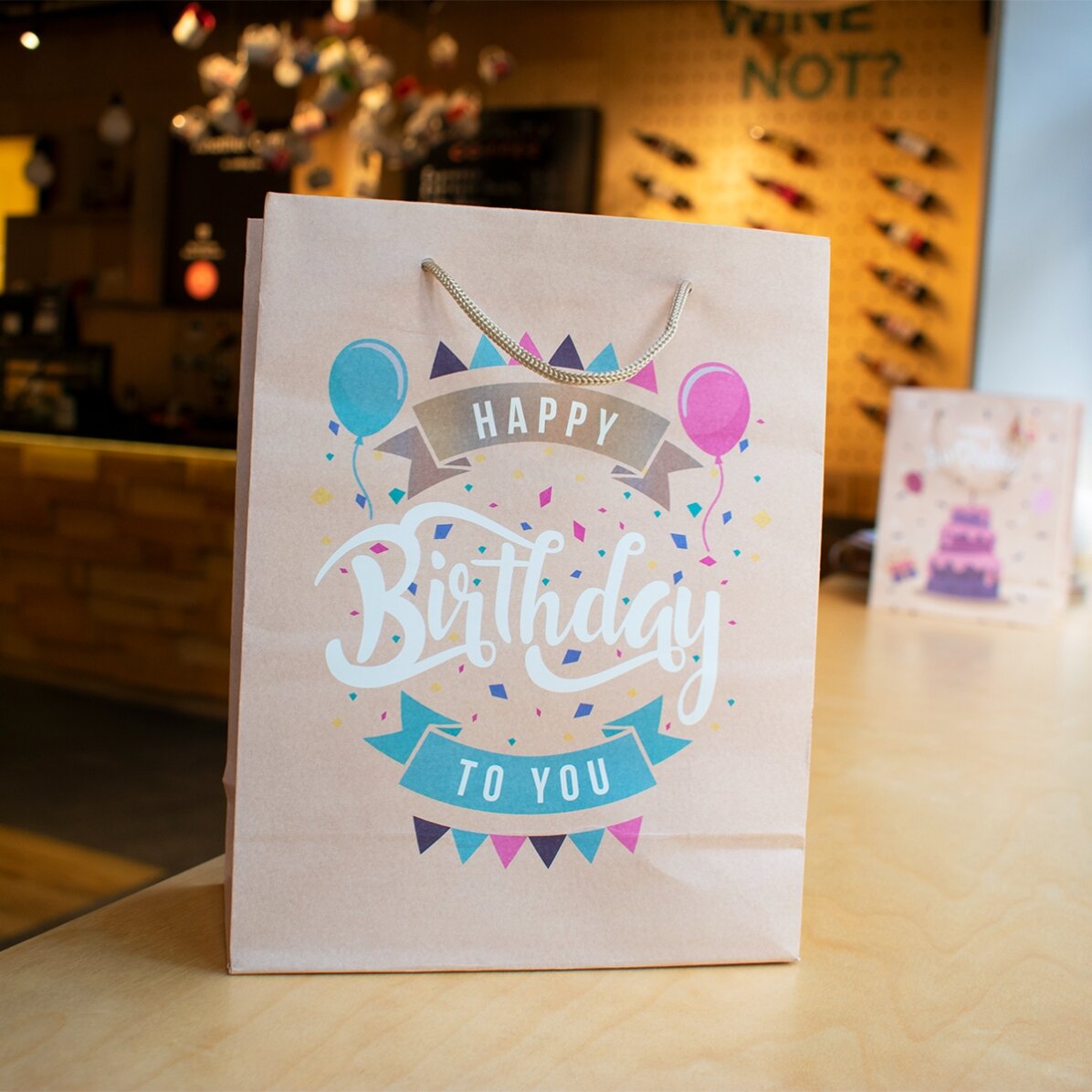 Petit sac cadeau - Joyeux anniversaire