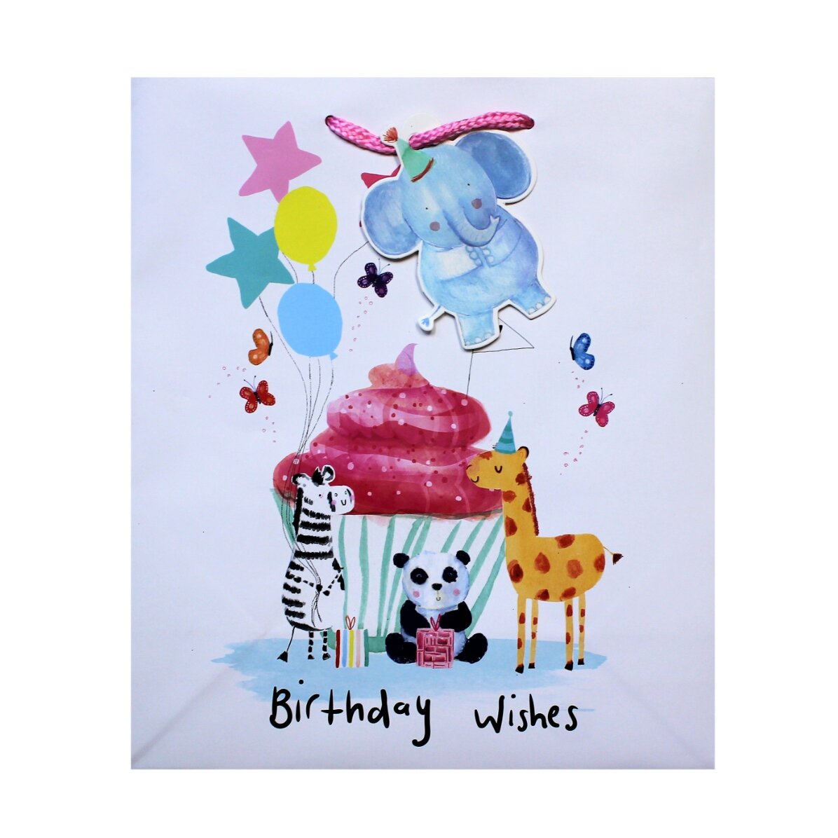 Sachet cadeau - modèle « Birthday wishes »