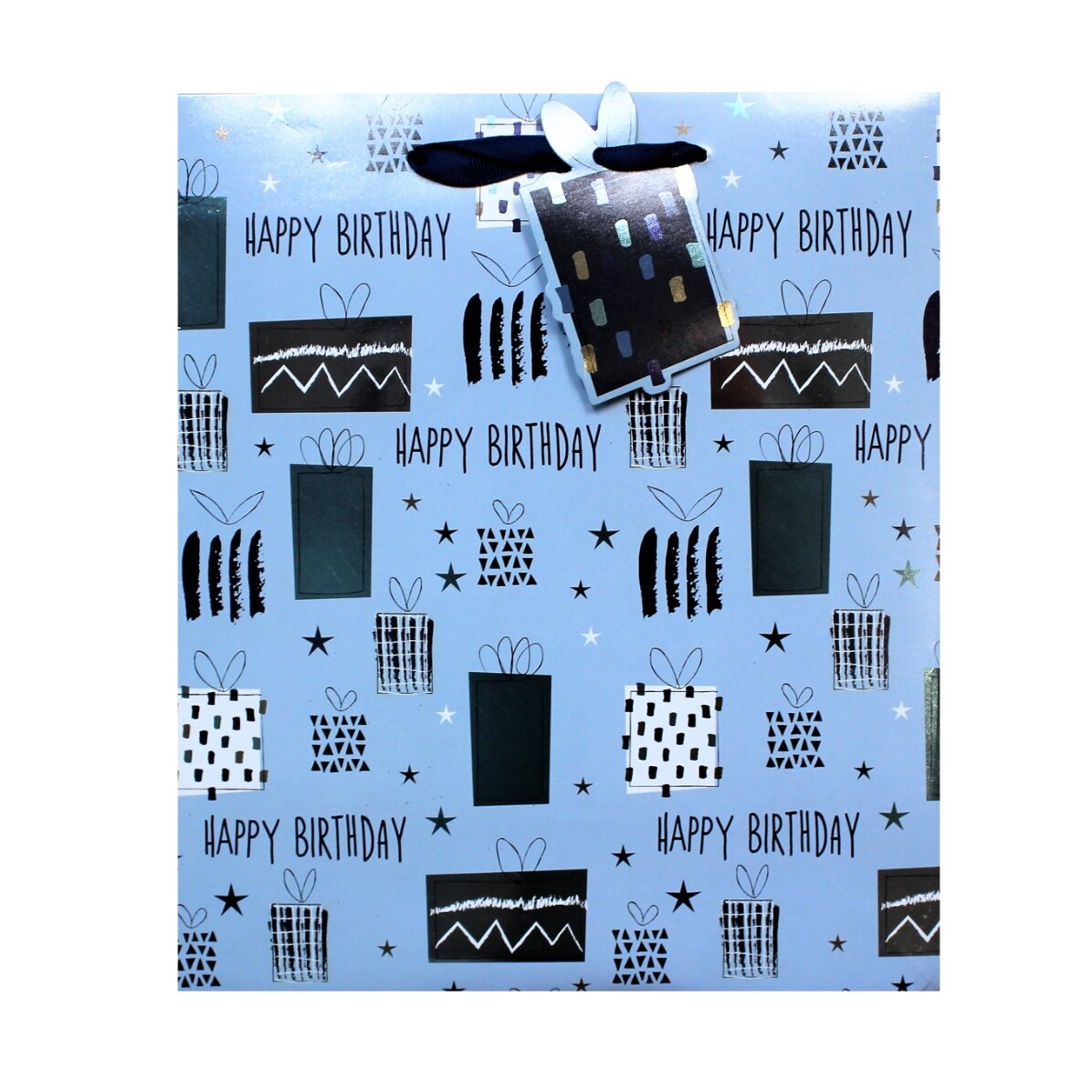 Sachet cadeau - modèle « Happy Birthday gifts »