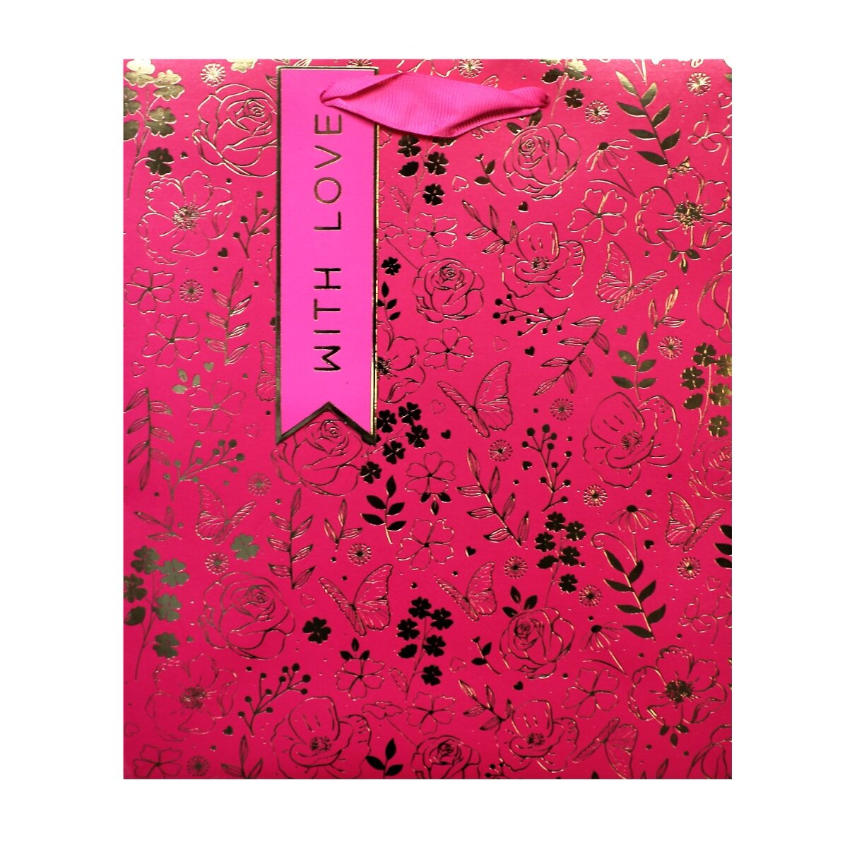 Sac cadeau - modèle « With love »