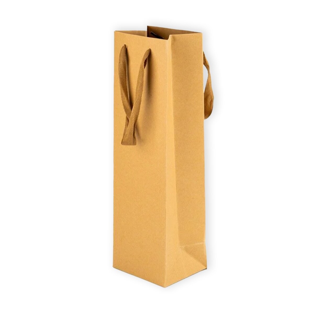 Sachet cadeau en papier kraft pour bouteille