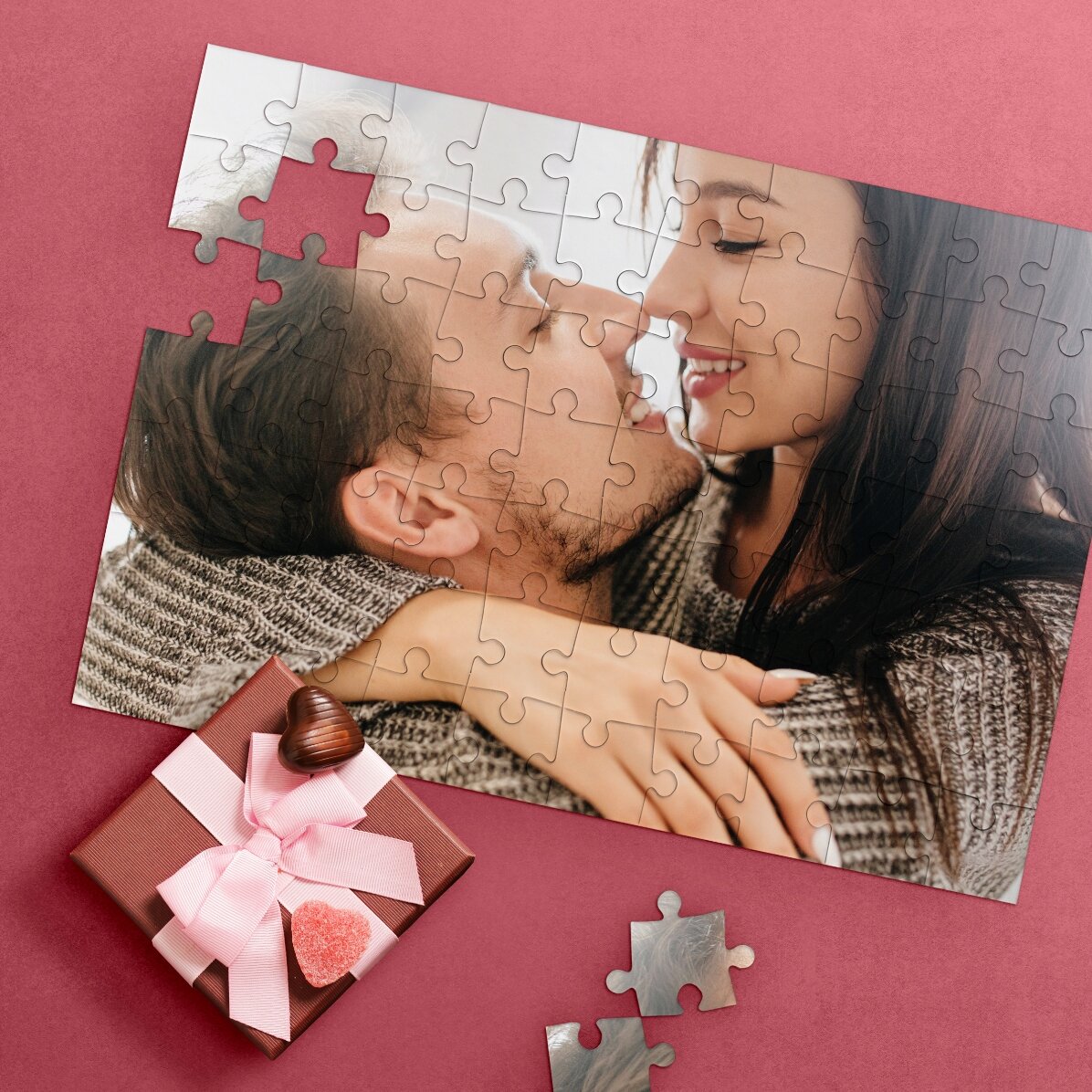 Puzzle personnalisé avec une photo de 28 x 19 cm