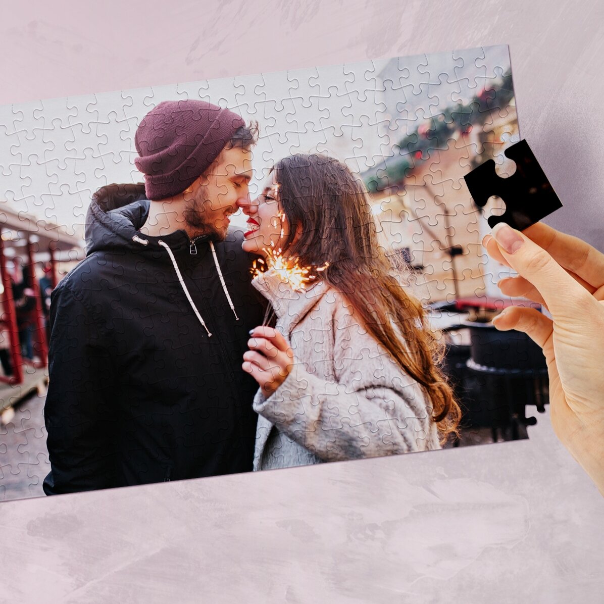 Puzzle personnalisé avec une photo de 36 x 24 cm