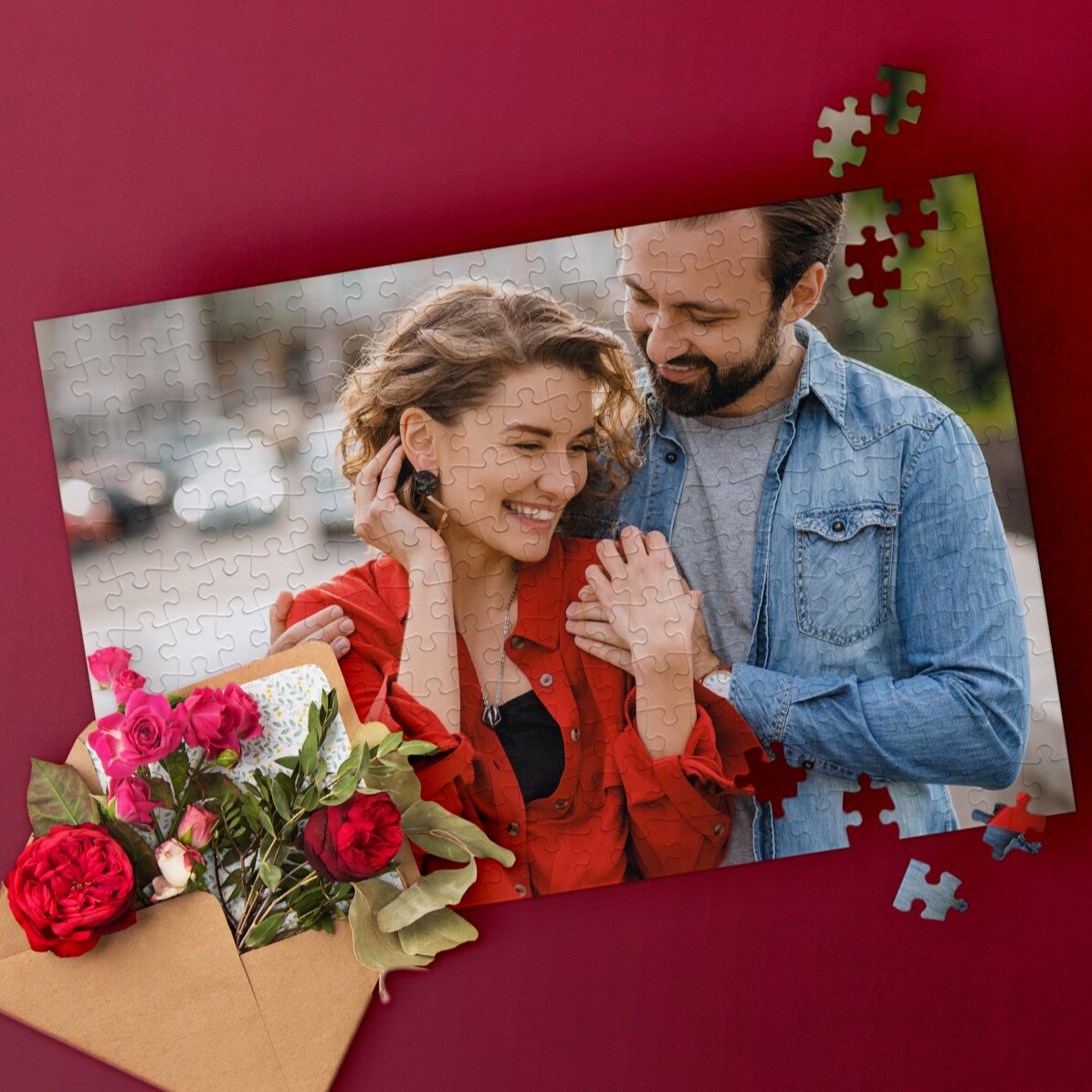 Puzzle personnalisé avec une photo, 40 x 28,5 cm