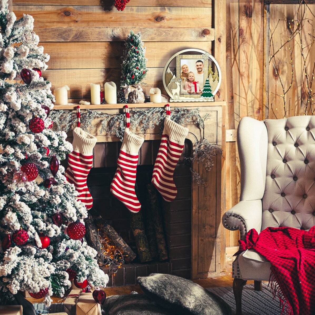 Cadre photo de Noël - modèle Vester