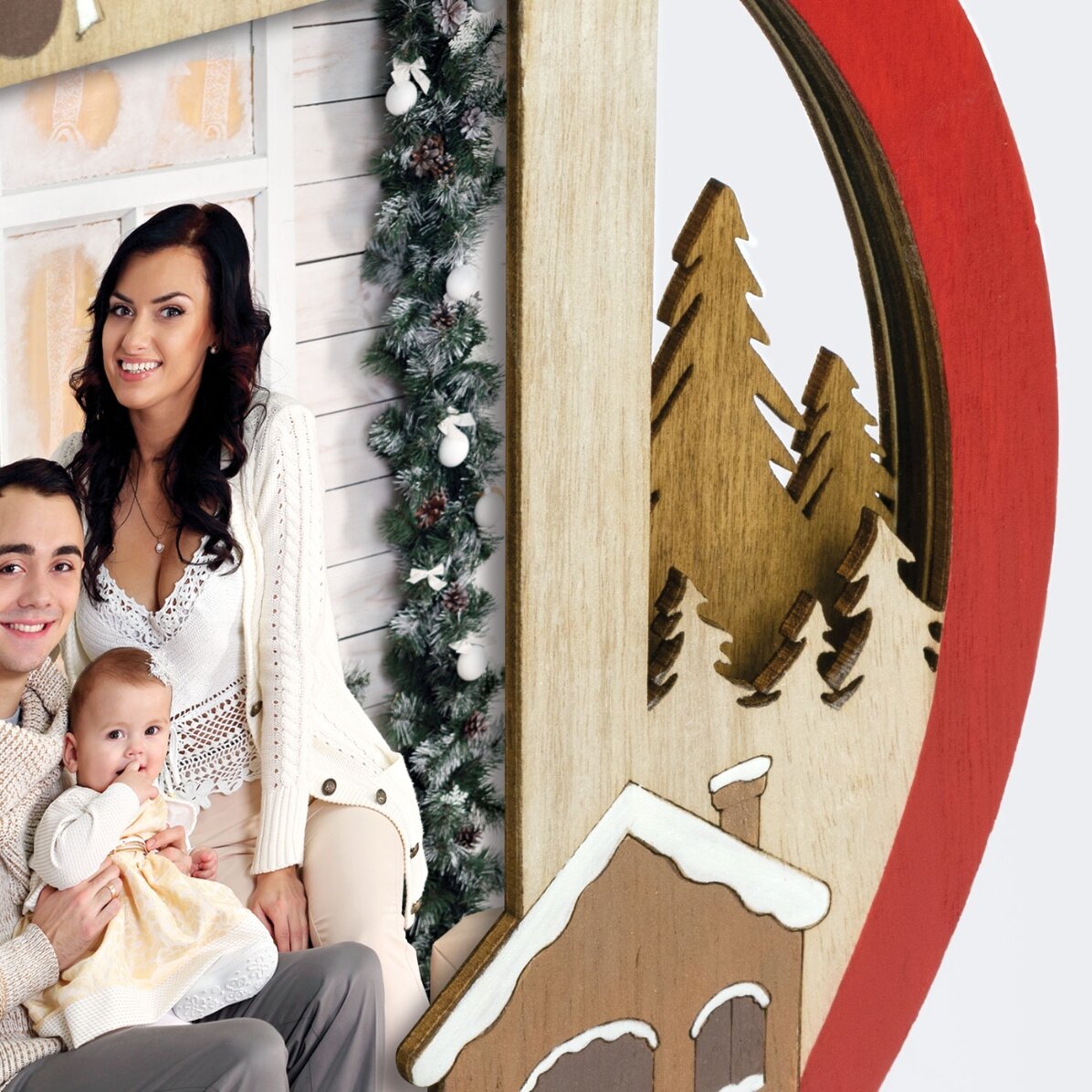 Cadre photo de Noël - modèle Curtis