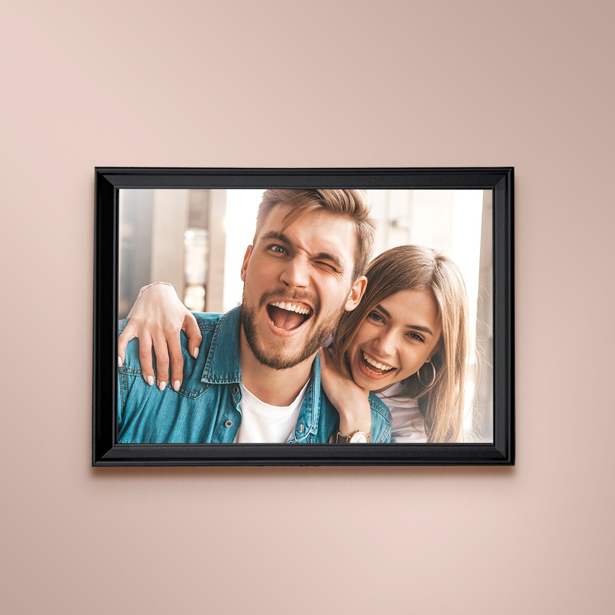 Cadre photo personnalisé avec une photo - A4 paysage