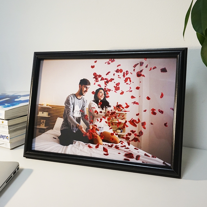 Cadre photo personnalisé avec une photo - A4 paysage
