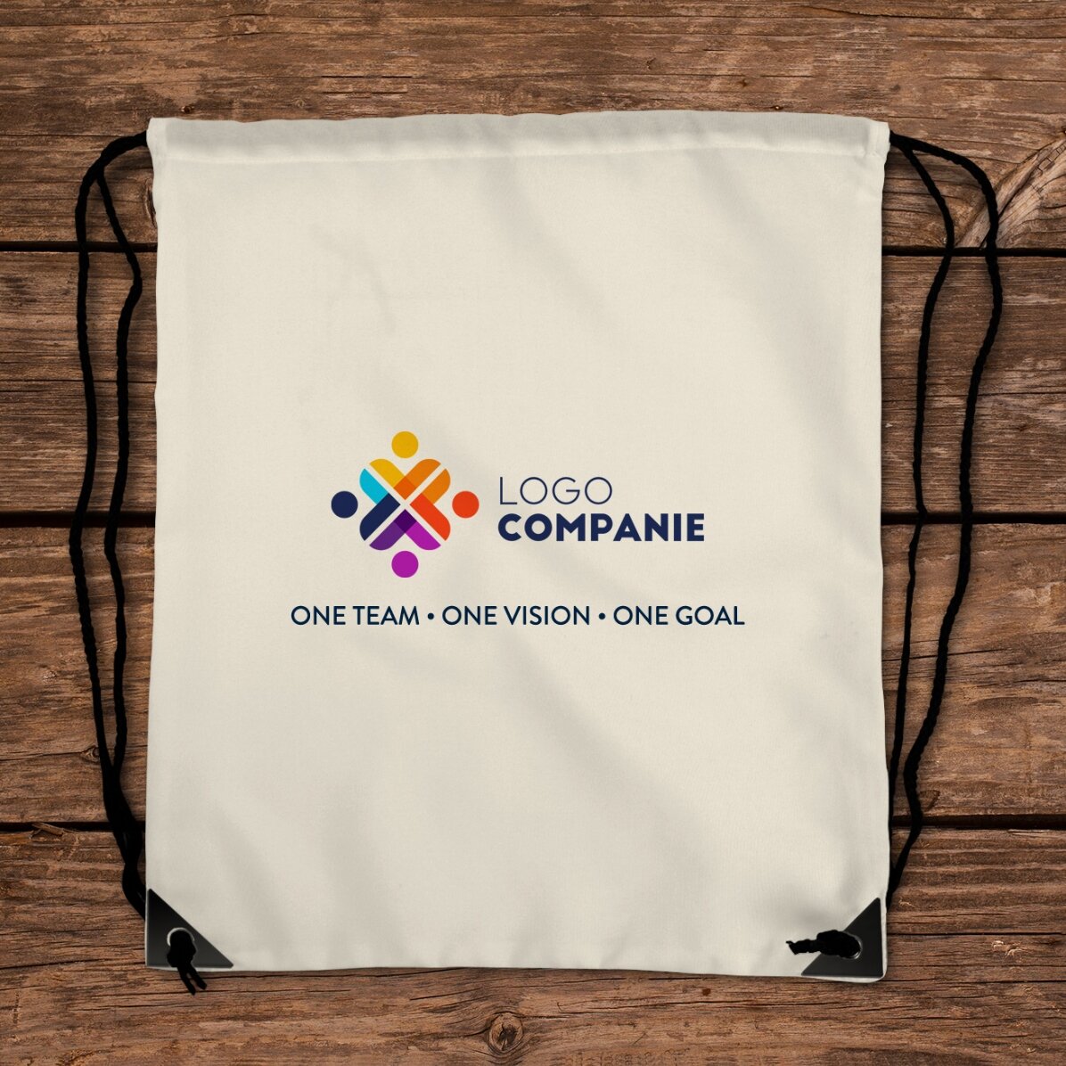 Sac à dos personnalisé avec logo et texte