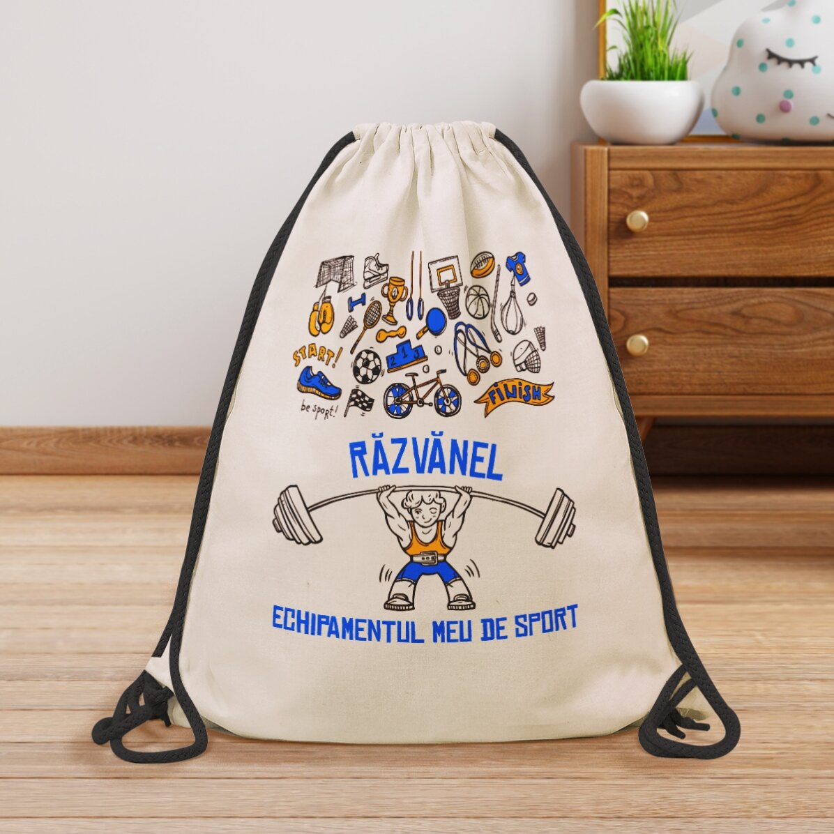 Sac à dos personnalisé avec prénom - Cours d