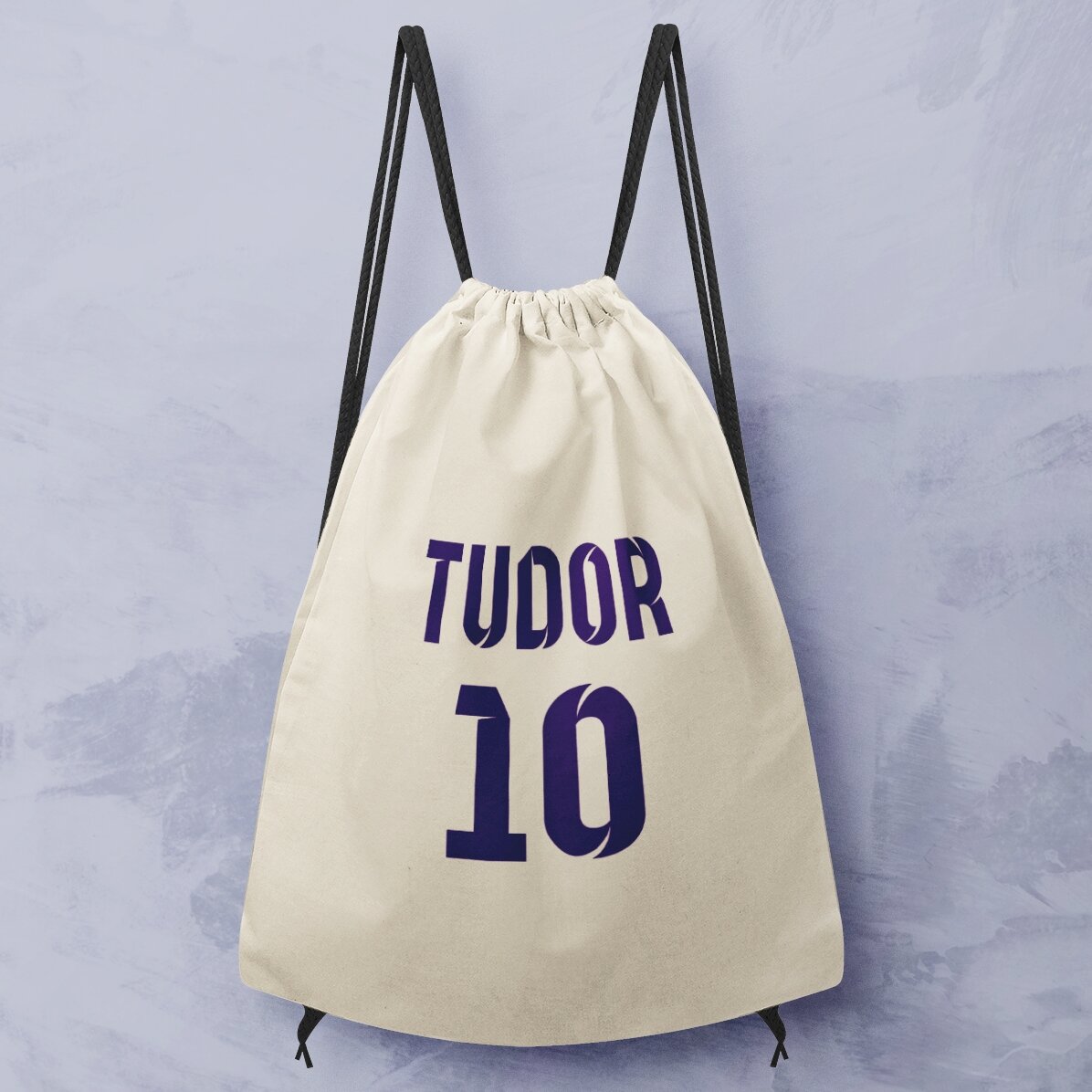 Personalised backpack with name and number - football model