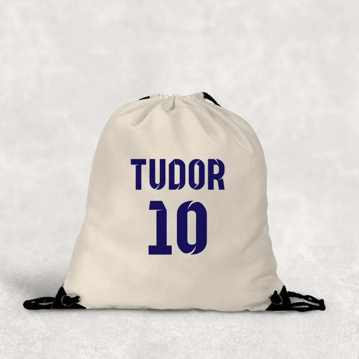 Personalised backpack with name and number - football model