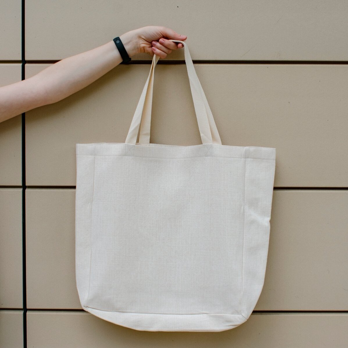 Personalised bag with text for teachers