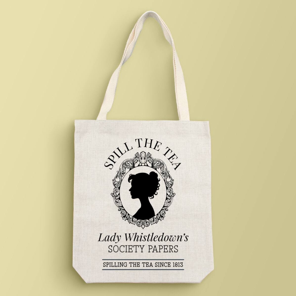Sac personnalisé avec inscription - Spill the tea