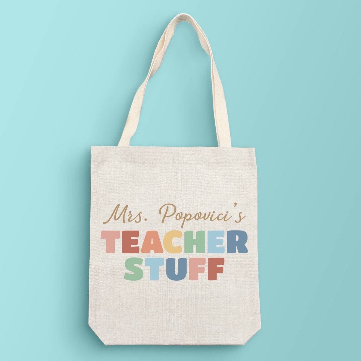 Sac personnalisé avec inscription - Teacher