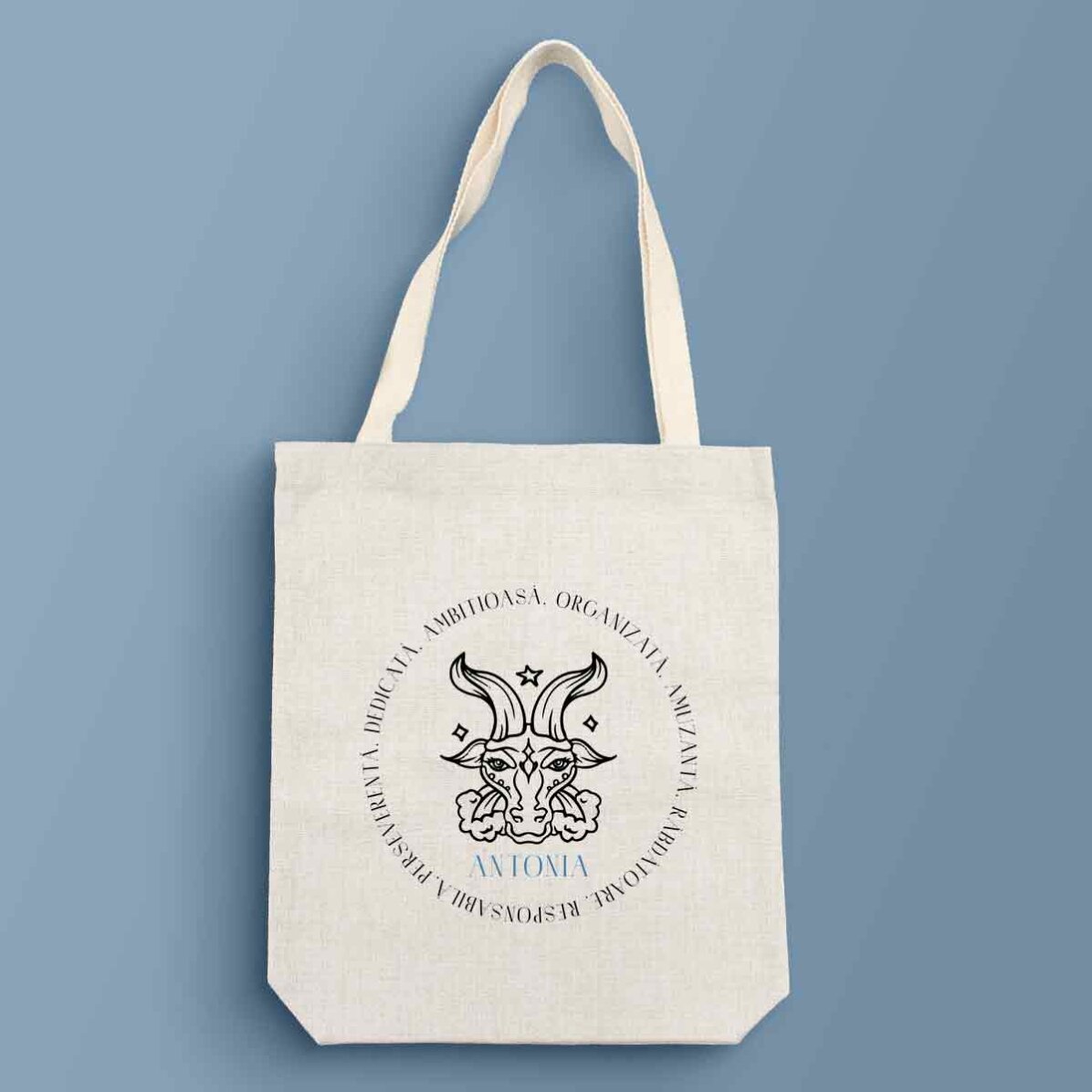 Sac personnalisé avec inscription - Signe du Capricorne