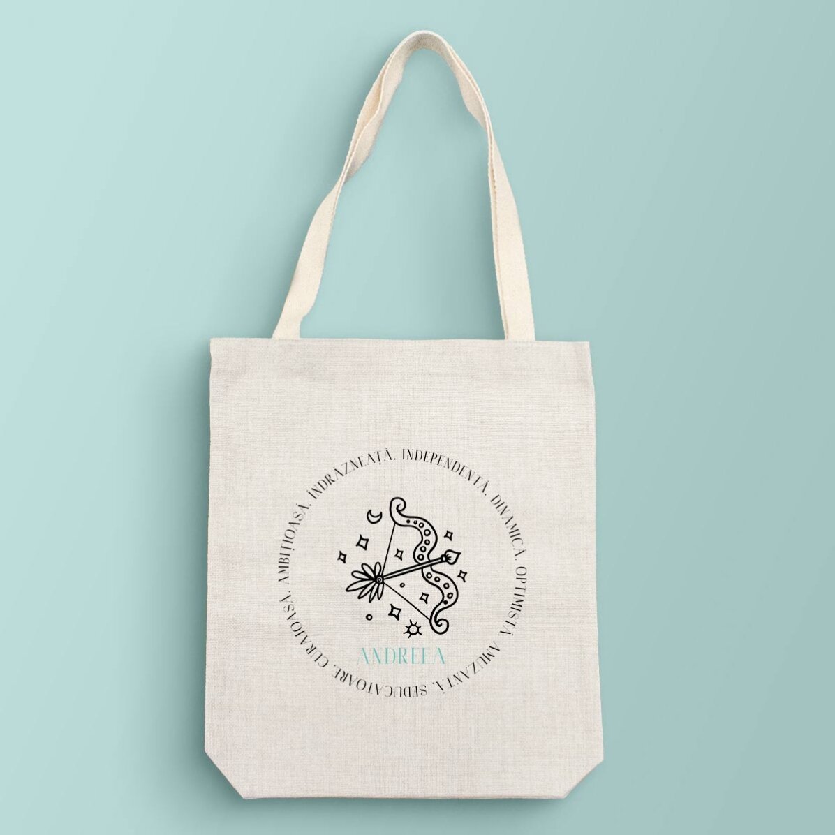 Sac personnalisé avec inscription - Signe du Sagittaire