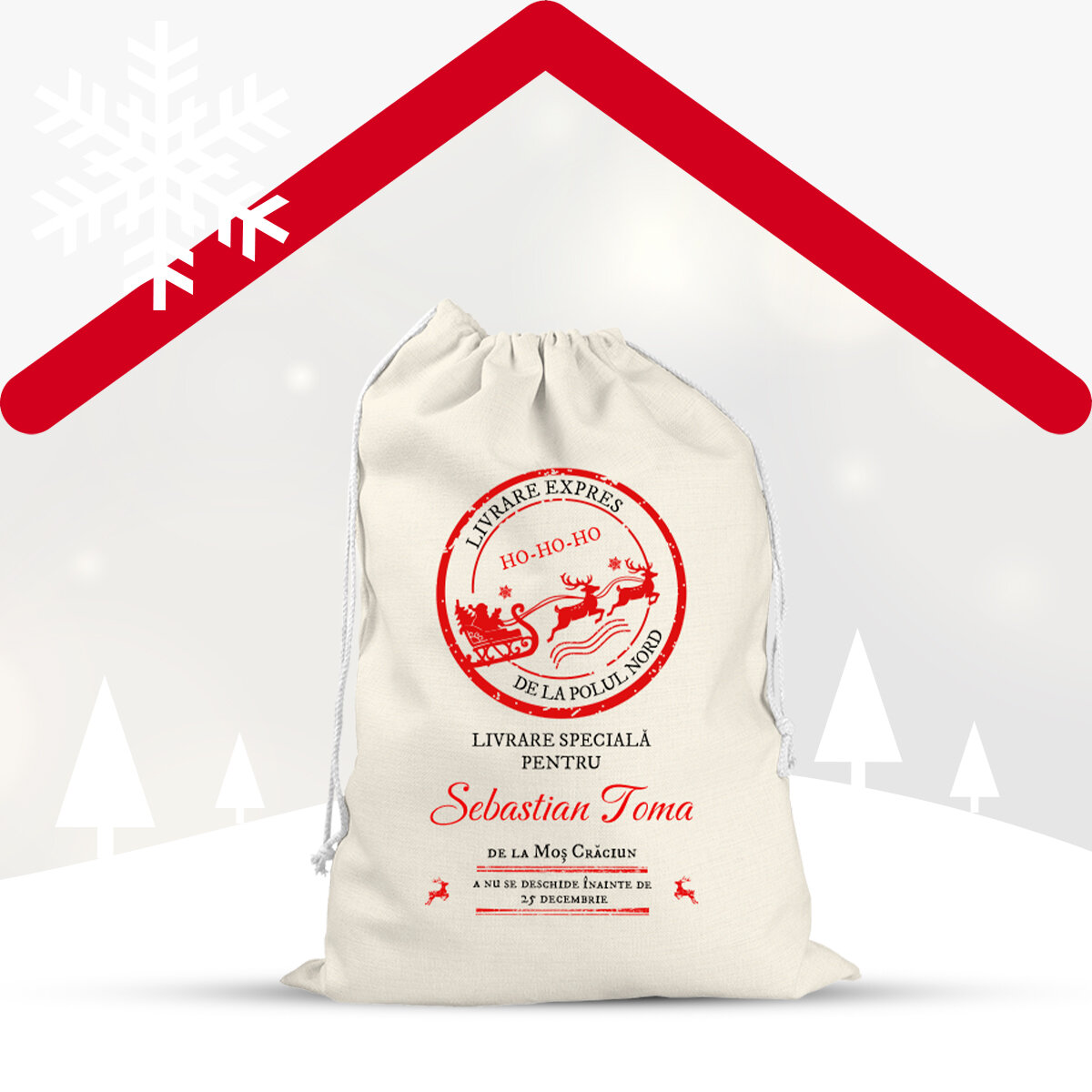Sachets et sacs de Noël