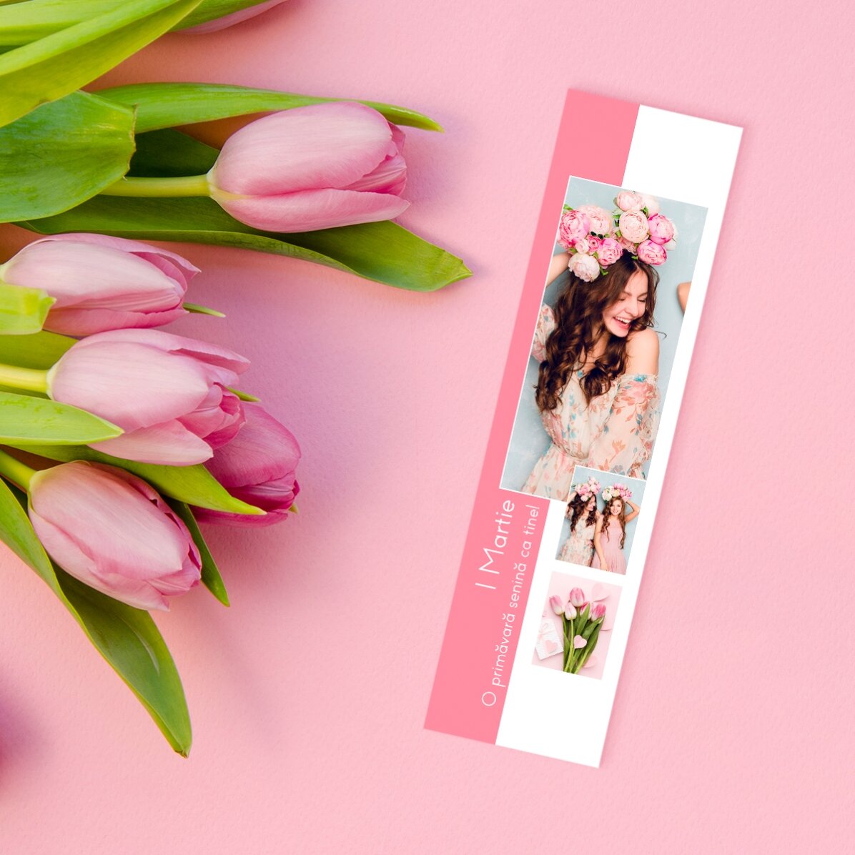 Marque-page personnalisé avec 3 photos et un texte - « You are special »