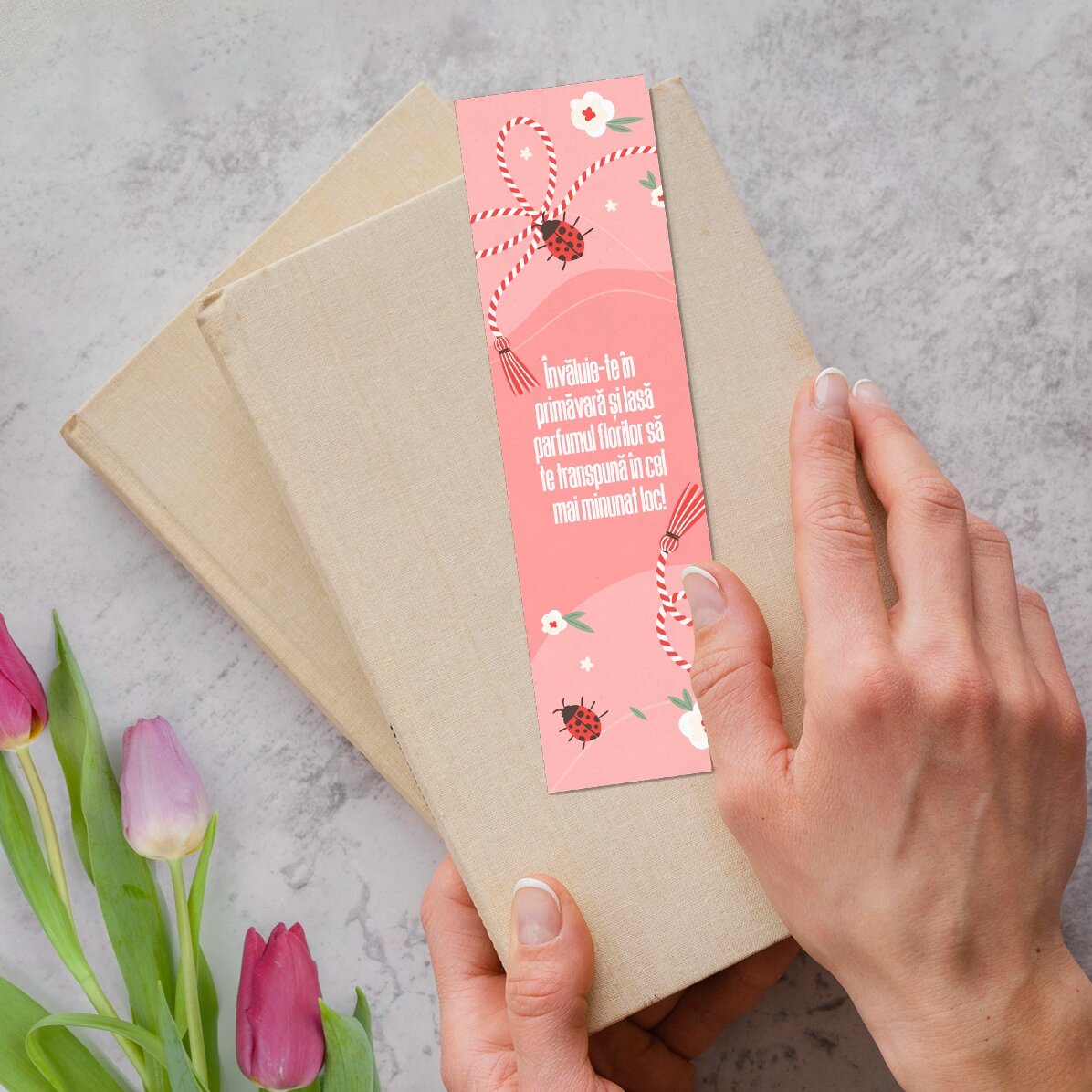 Marque-page personnalisé avec un message