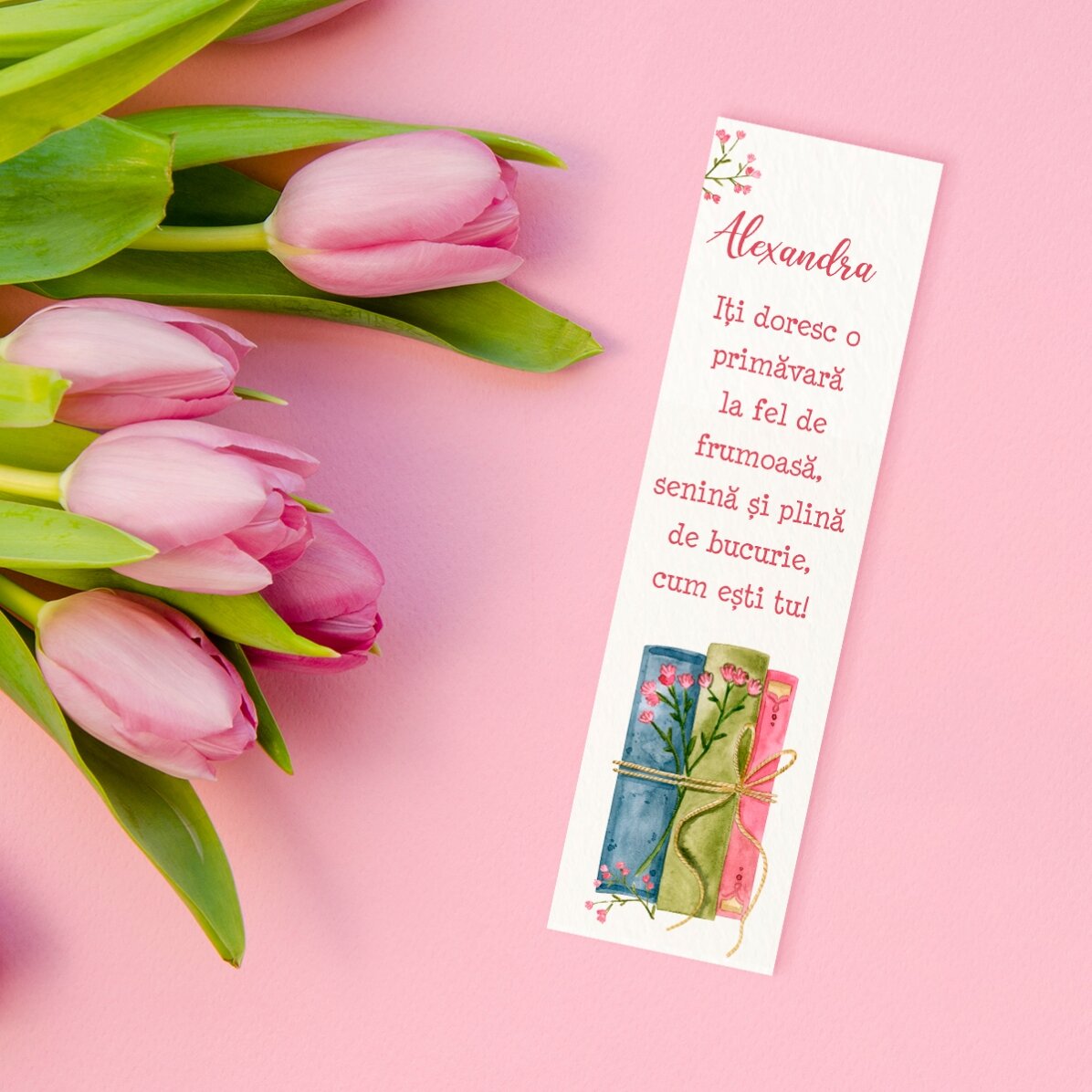 Marque-page personnalisé avec message - Spring