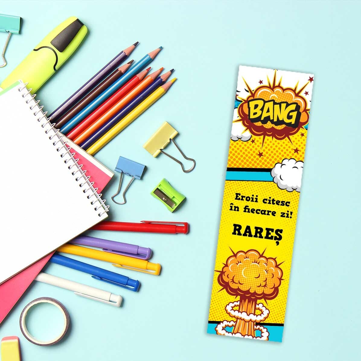 Marque-page personnalisé avec texte - Bandes dessinées