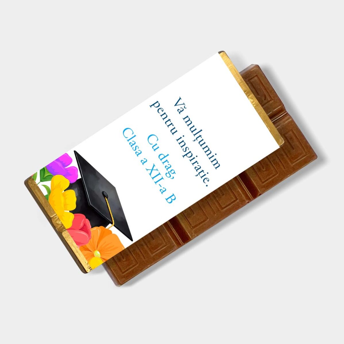 Coffret cadeau pour enseignantes, personnalisé avec un message et un logo