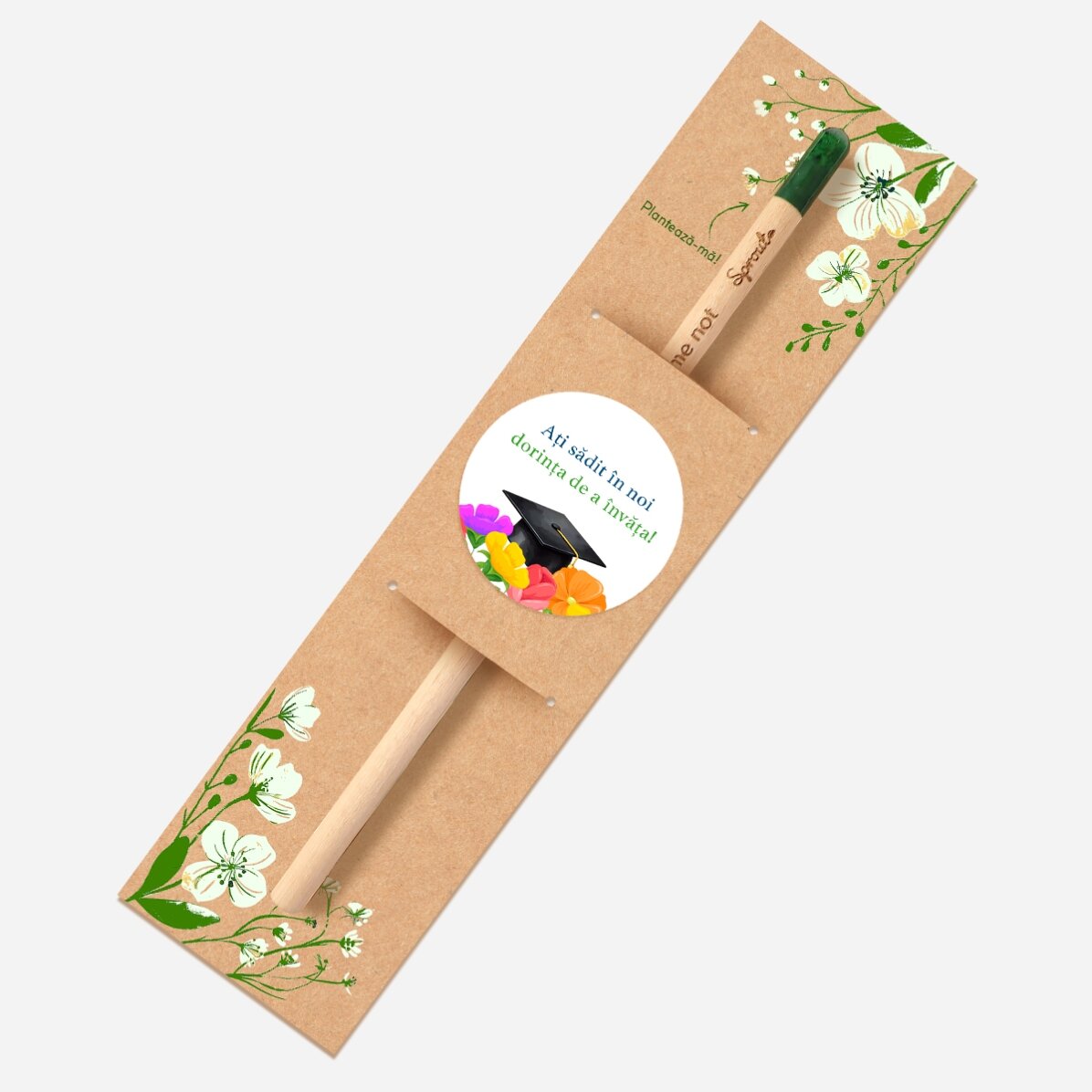 Coffret cadeau pour enseignantes, personnalisé avec un message et un logo