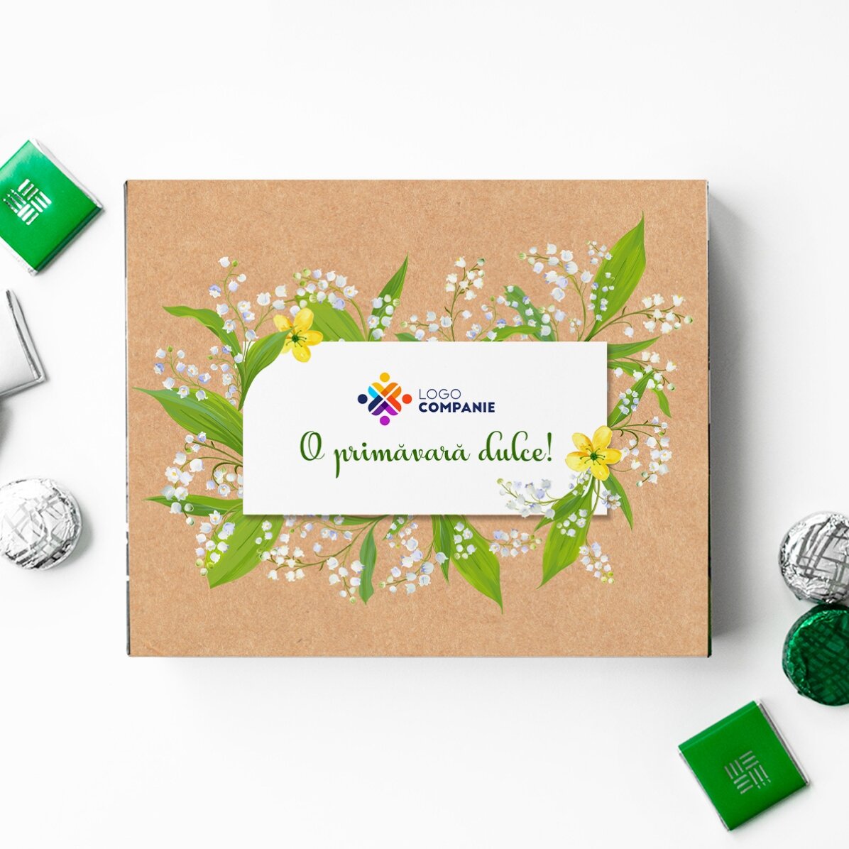 Coffret cadeau personnalisé avec logo - 1er et 8 mars