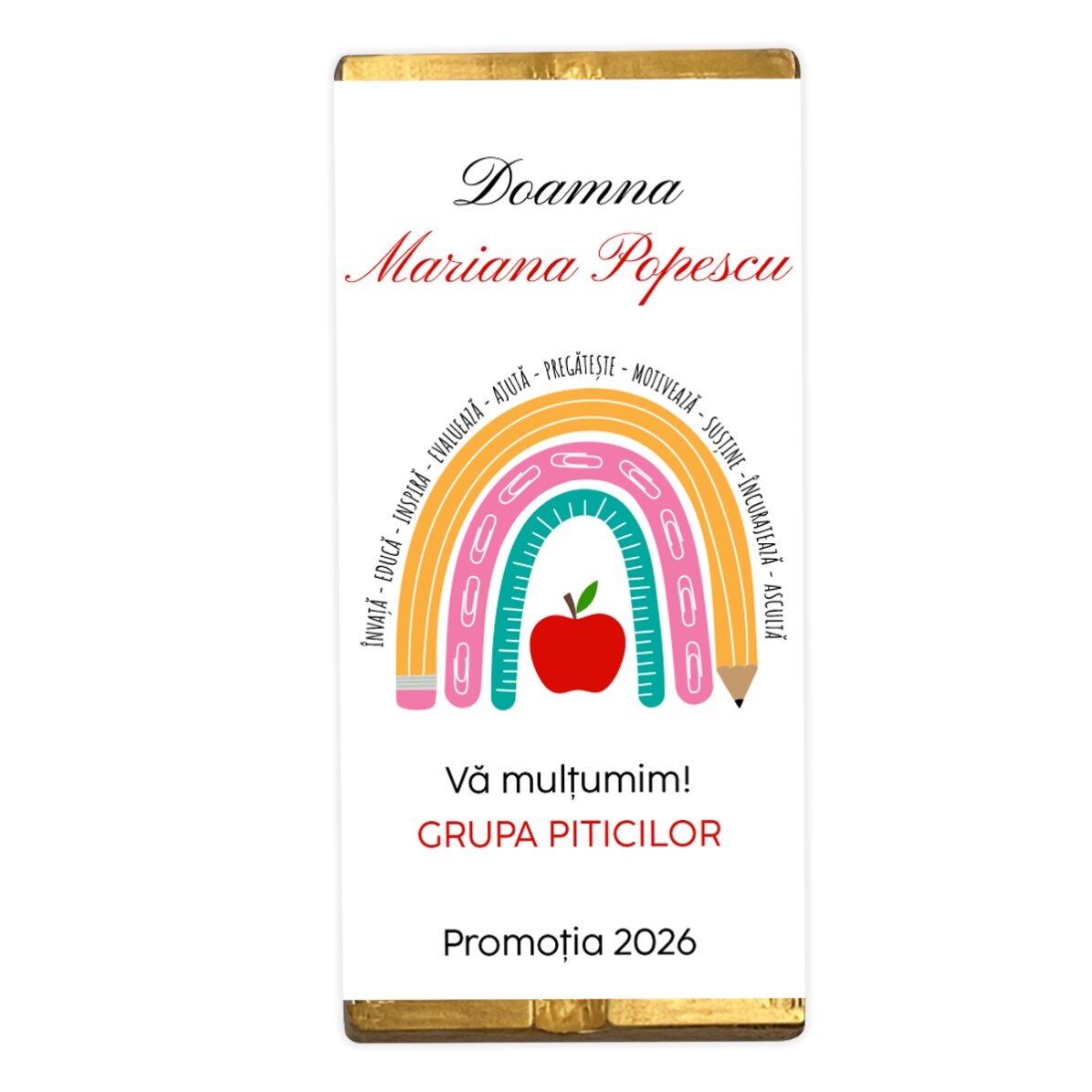 Coffret cadeau personnalisé pour les éducatrices/enseignantes