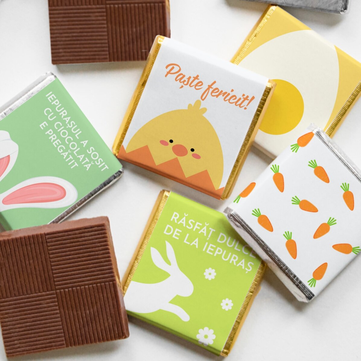 Coffret cadeau personnalisé pour les parrains et marraines - Joyeuses Pâques