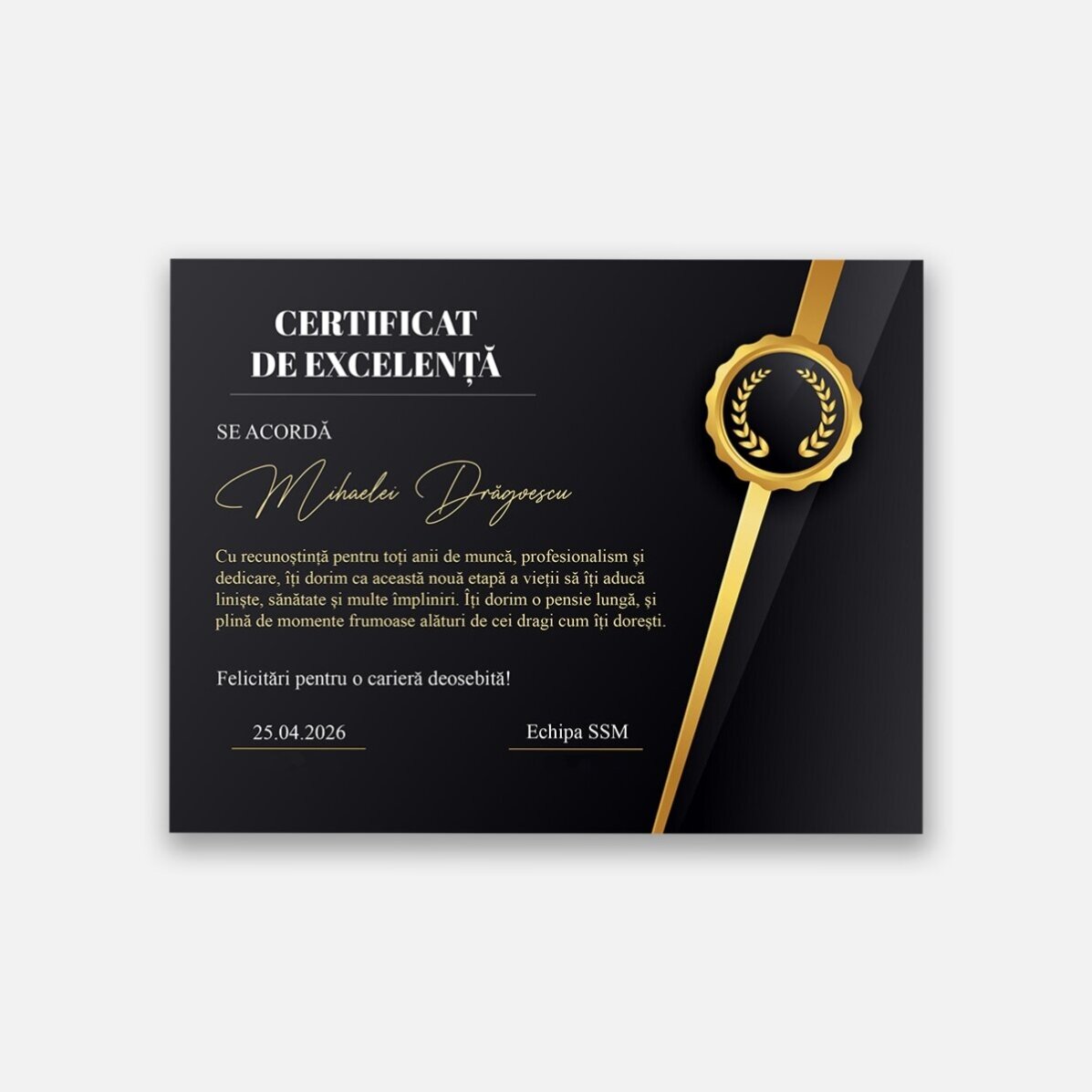 Coffret cadeau personnalisé pour un départ à la retraite