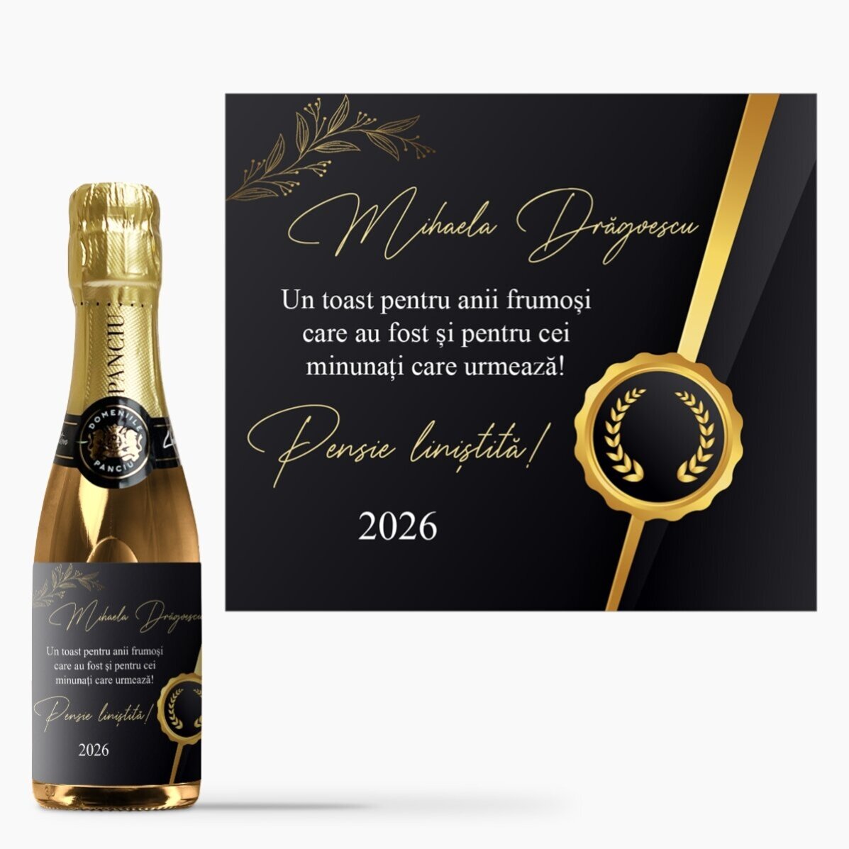 Coffret cadeau personnalisé pour un départ à la retraite