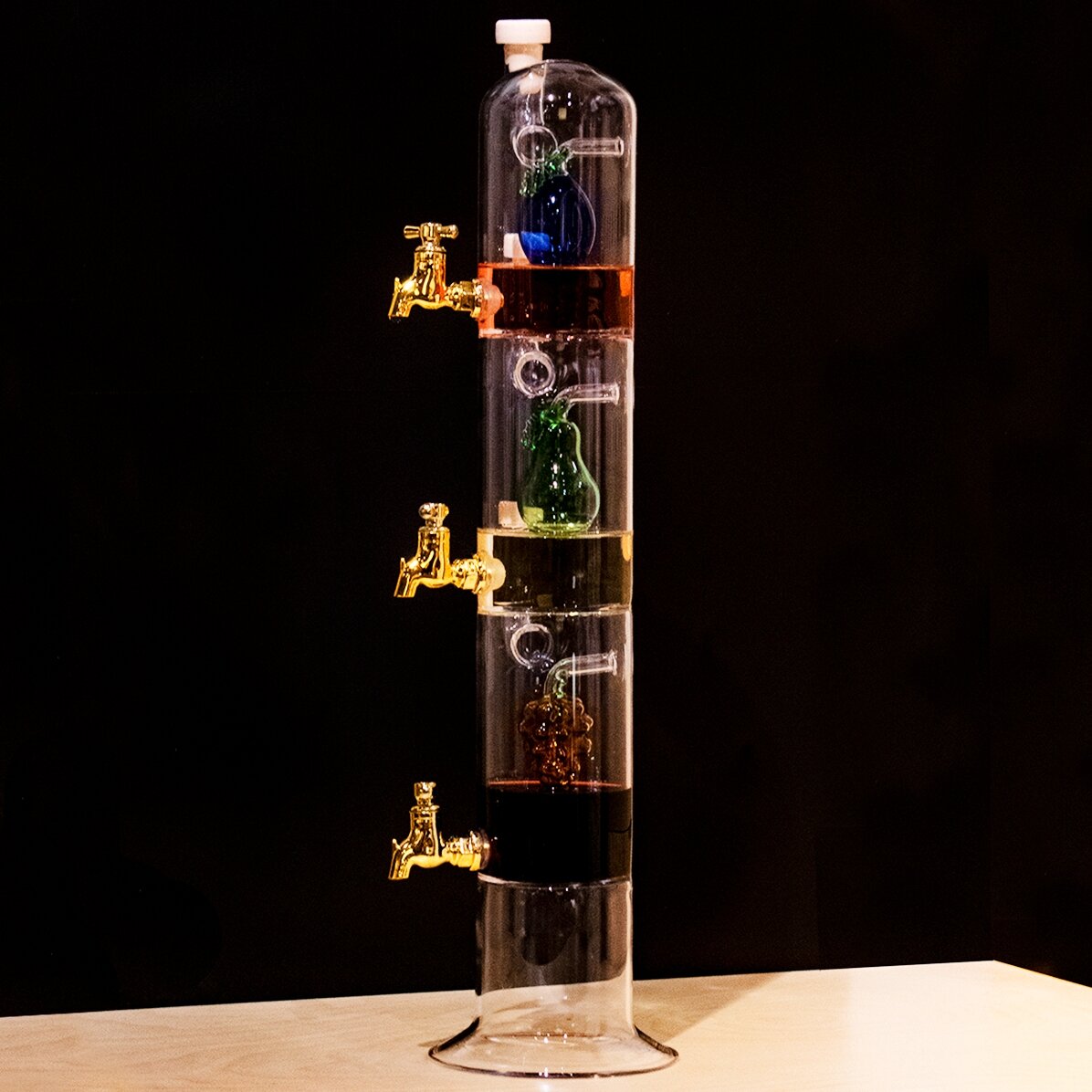 Ensemble de verres à boisson à 3 niveaux avec 6 verres