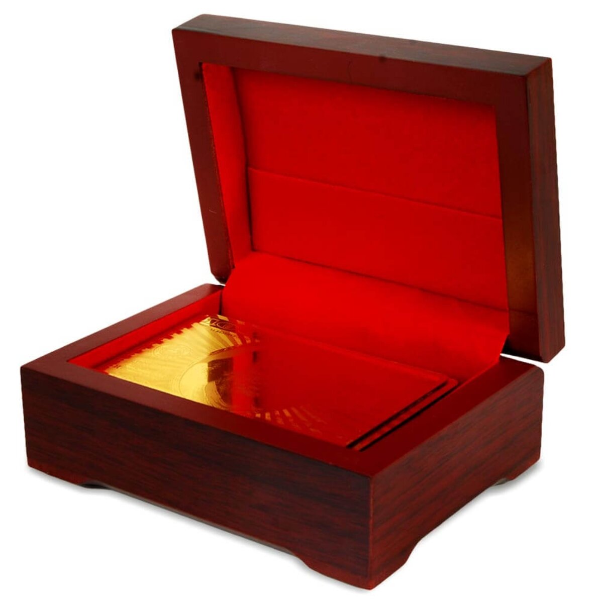 Lot de jeux de cartes dorés