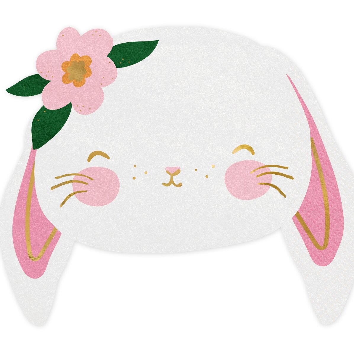 Lot de 20 serviettes décoratives - Bunny