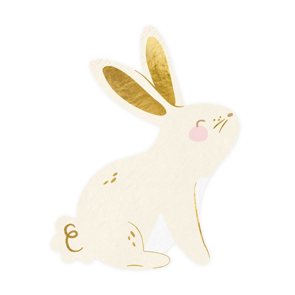 Lot de 20 serviettes décoratives - Lapin