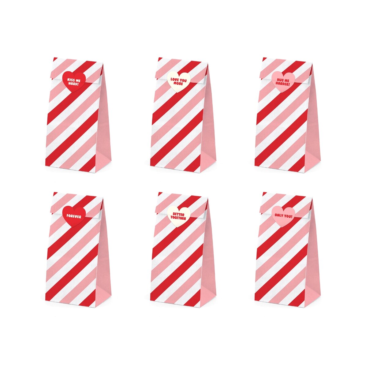 Lot de petits sachets cadeaux - Sweet love