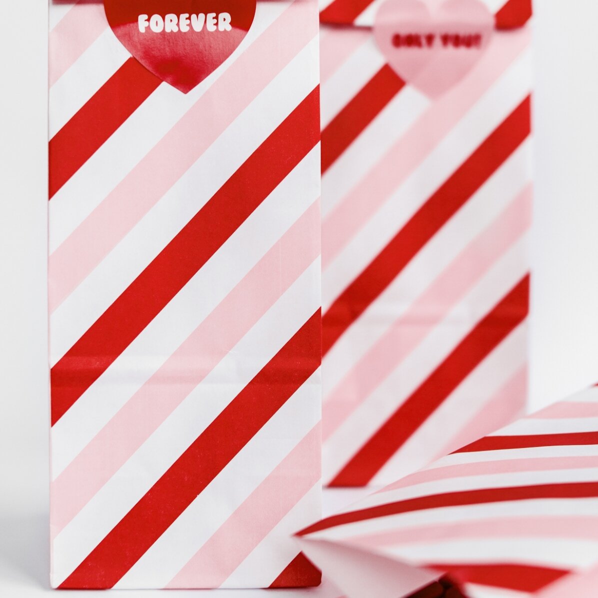 Lot de petits sachets cadeaux - Sweet love