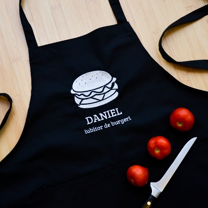 Tablier personnalisé - Amateur de burgers