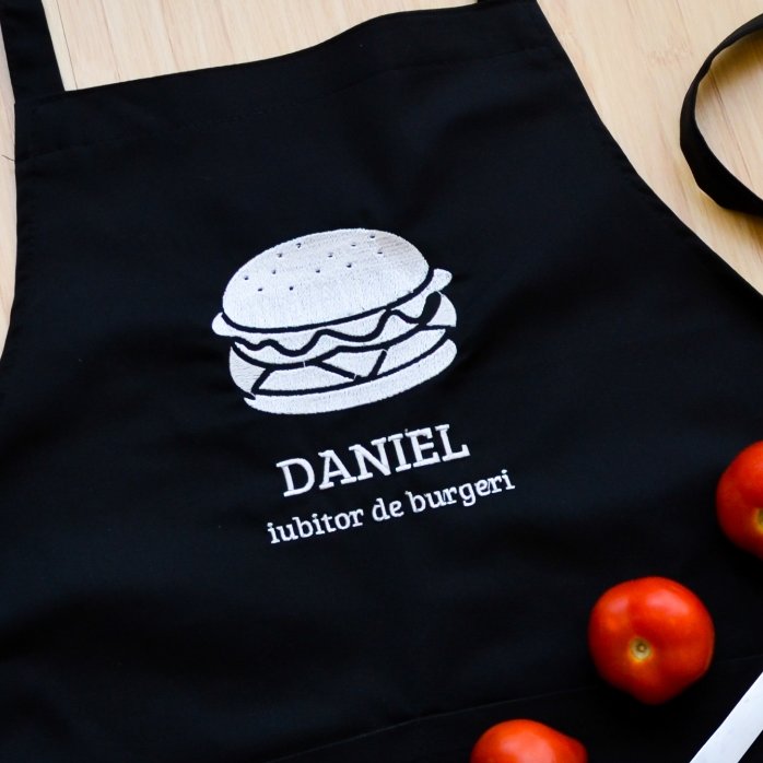 Tablier personnalisé - Amateur de burgers