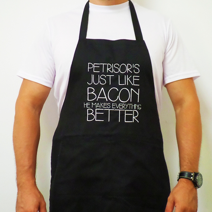 Tablier personnalisé de bacon