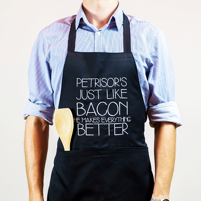 Tablier personnalisé de bacon