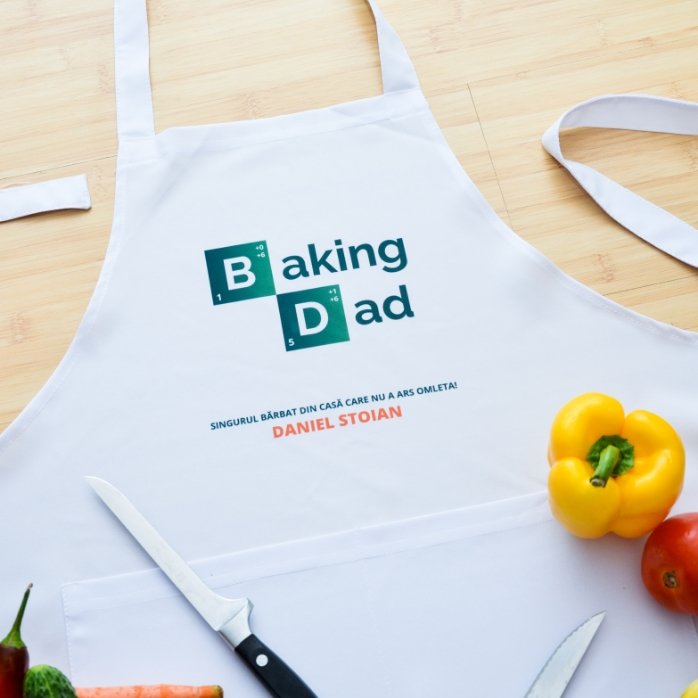 Tablier personnalisé - Baking Person