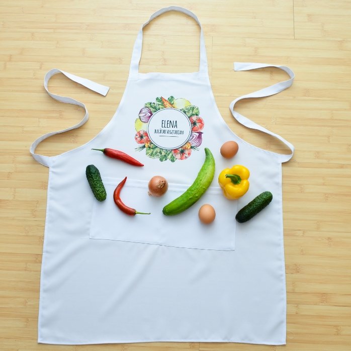 Tablier personnalisé - Cuisinier végétarien