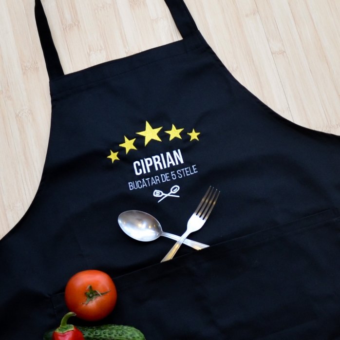 Tablier personnalisé - Chef 5 étoiles