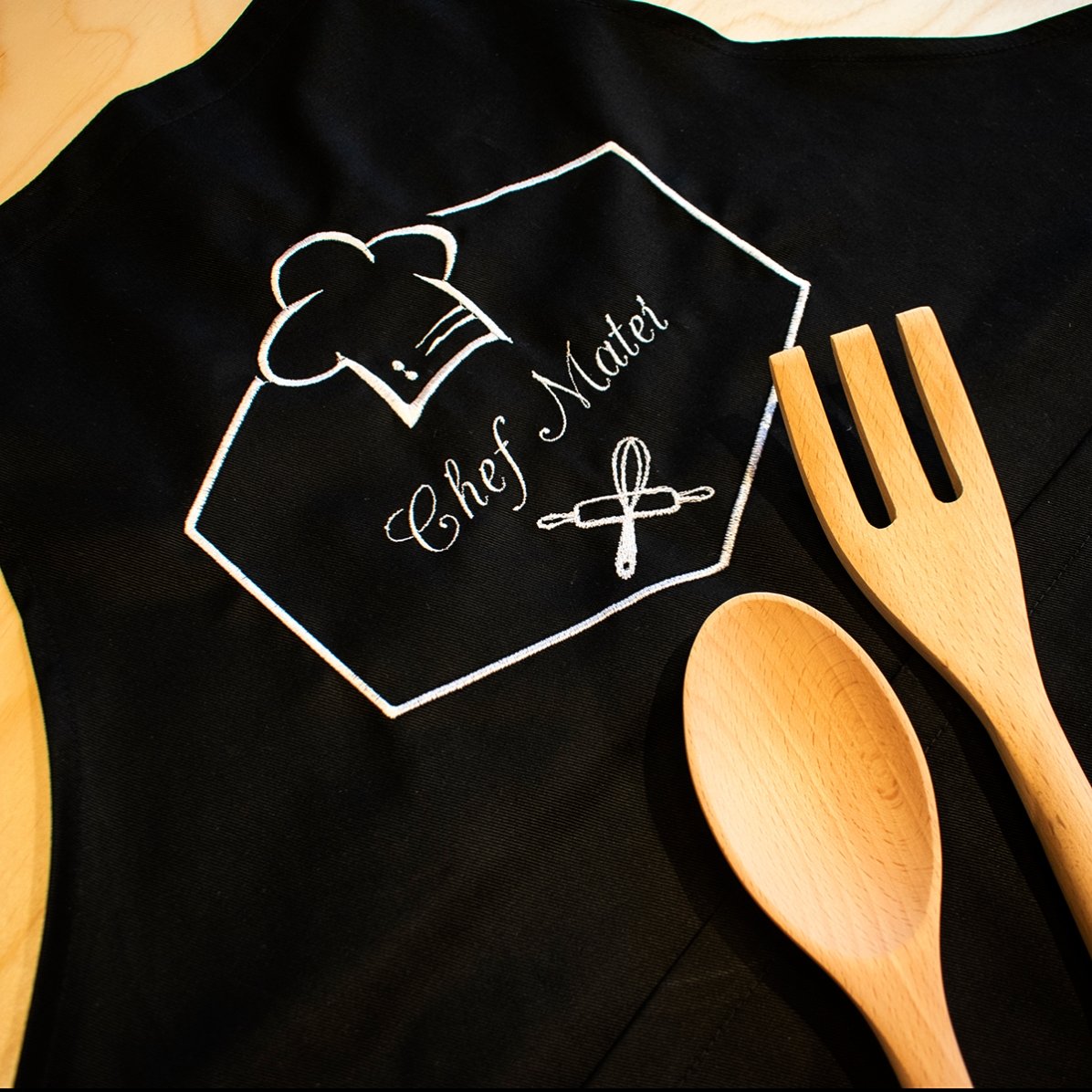 Tablier personnalisé avec texte - Chef