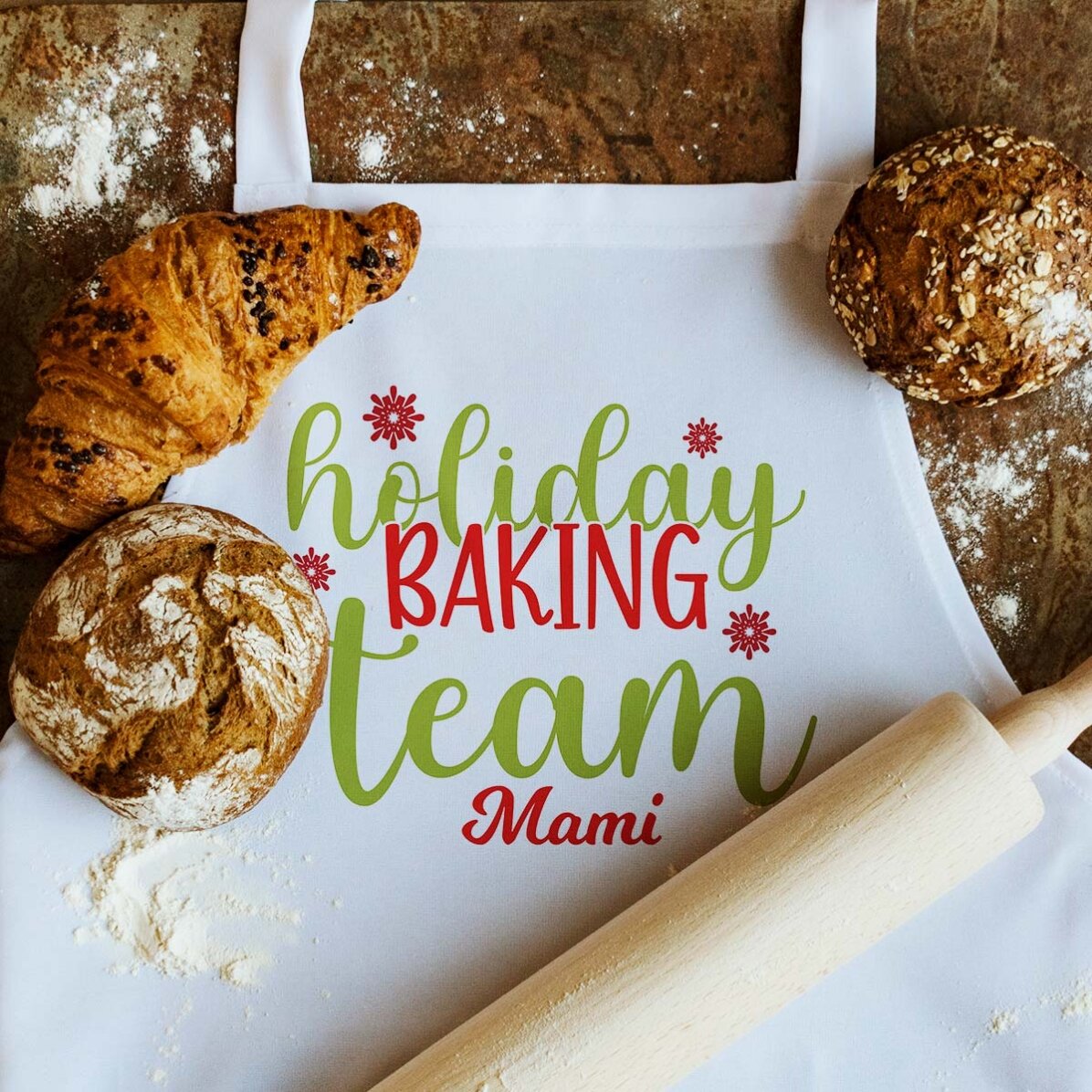Tasse personnalisée avec inscription - Équipe de pâtisserie des fêtes