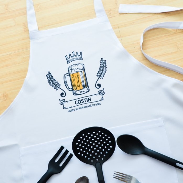 Tablier personnalisé - King Of The Beer