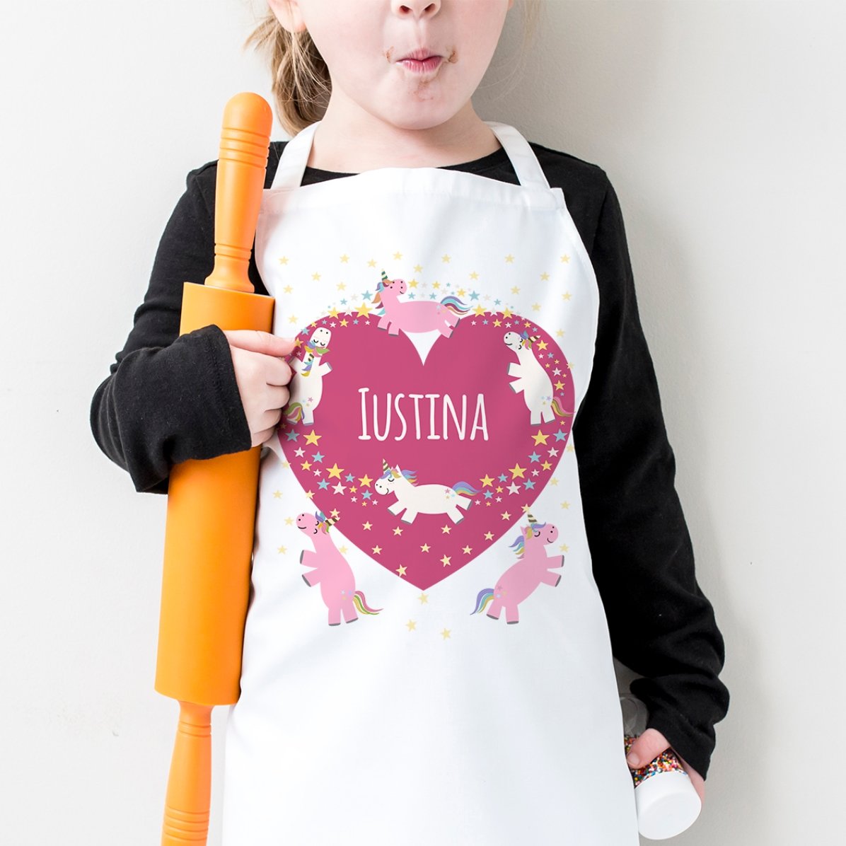 T-shirt personnalisé pour enfants avec inscription - Licornes